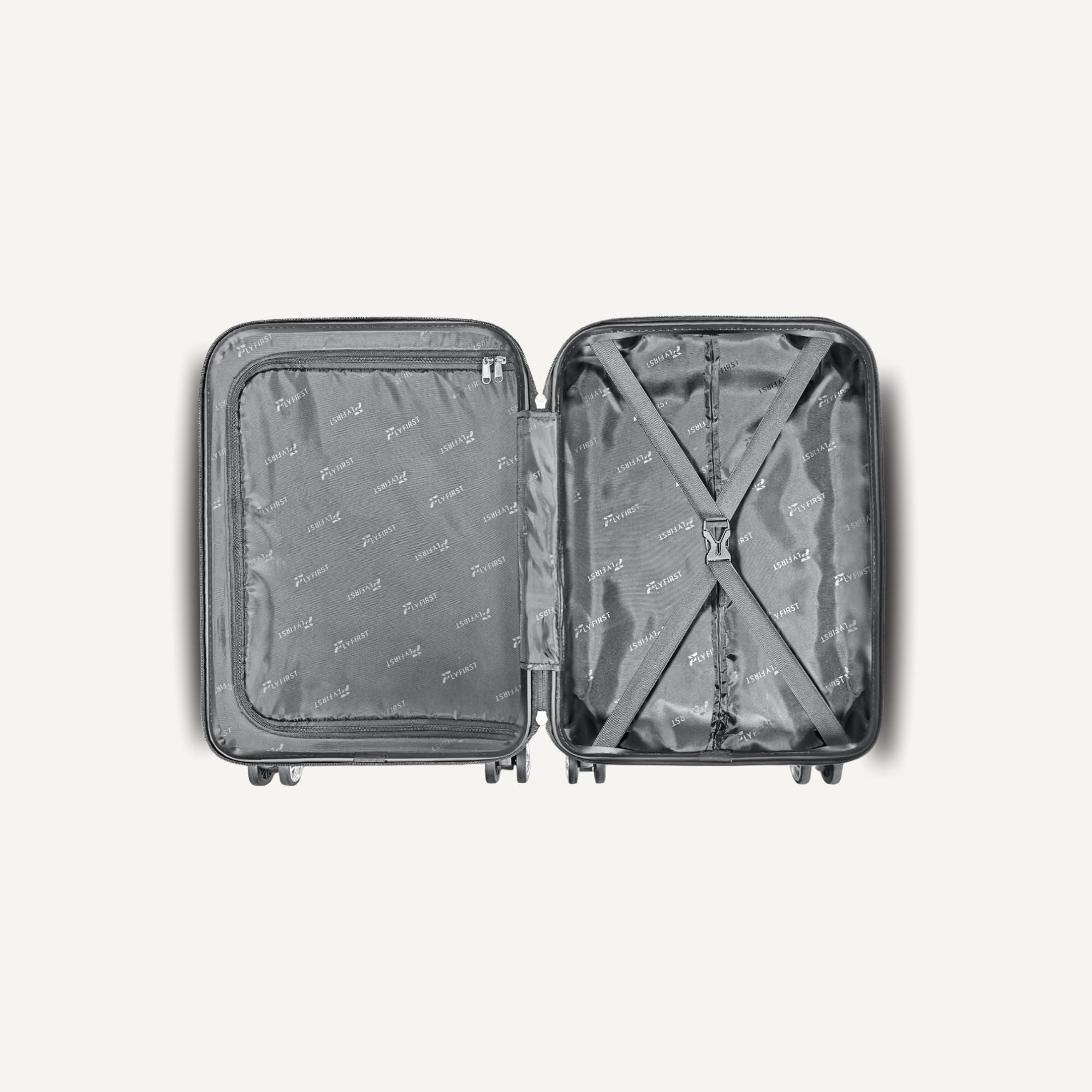 Black Carry - On Suitcase - Fly First