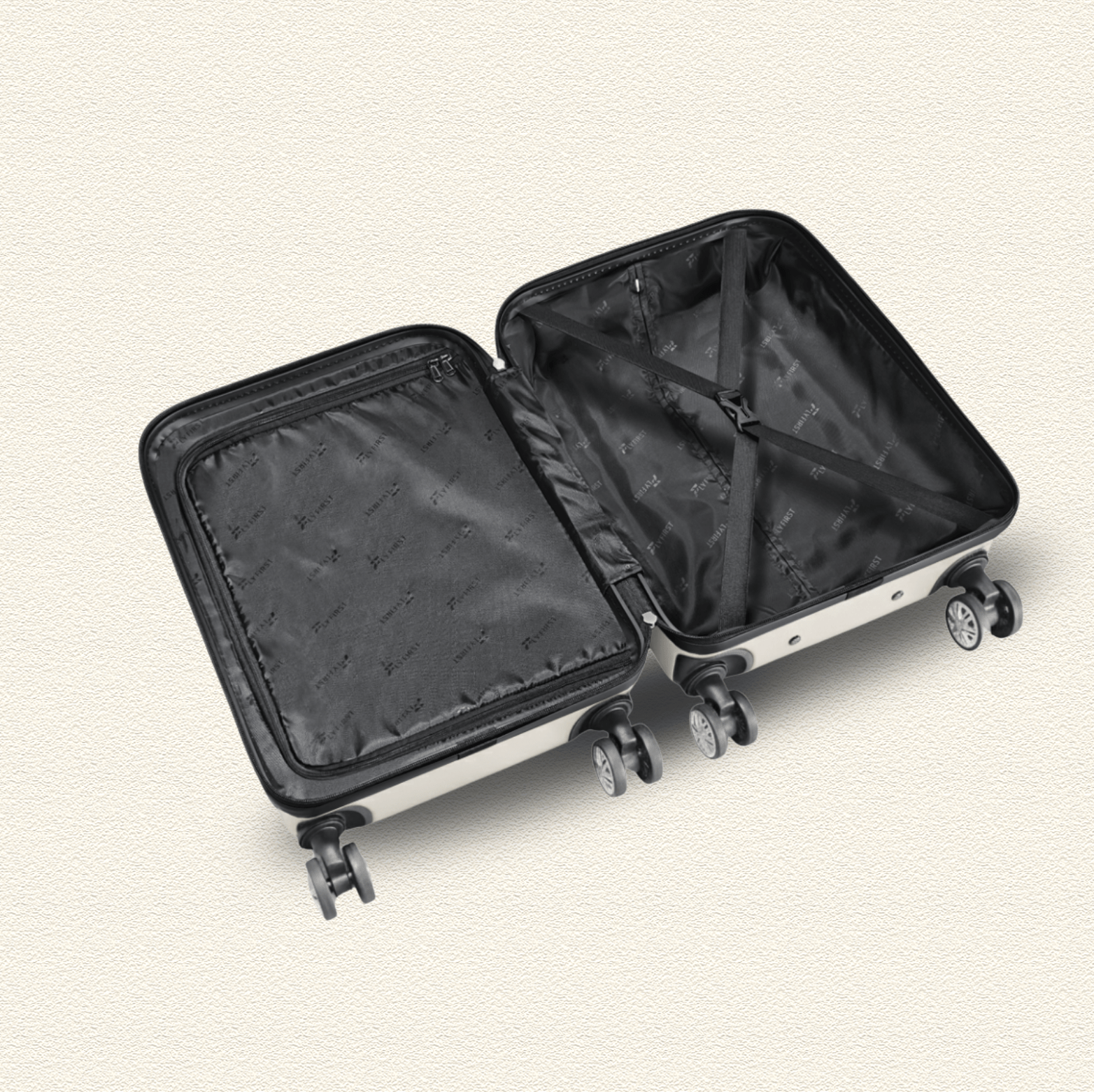 Ivory Large Check - In - Fly First