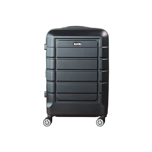 Large Black Check-In Suitcase