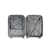 Large Black Check-In Suitcase