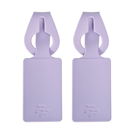 2 Piece Silicone Luggage Tags